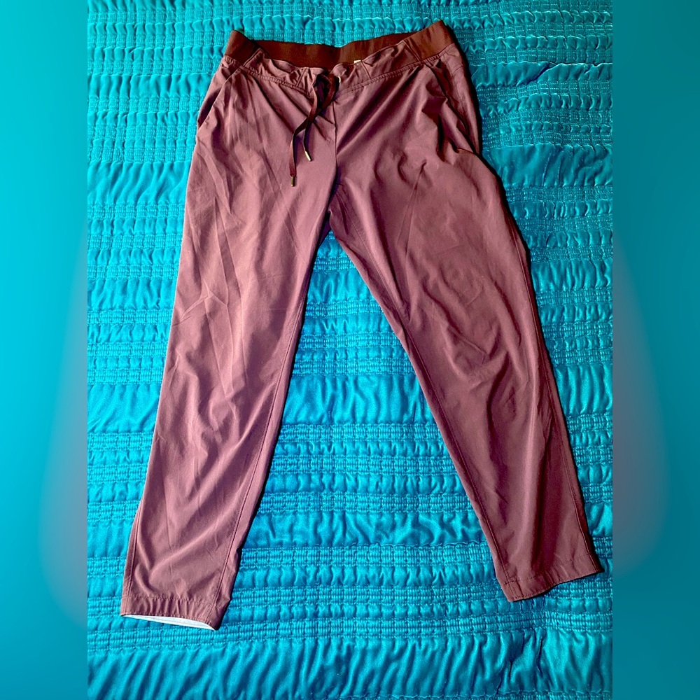 Euc Athleta Lightweight Pull On Drawstring Pants … - image 1